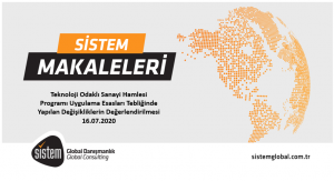 Sistem Global Danışmanlık Teknoloji Odaklı Sanayi Hamlesi Programı Uygulama Esasları Tebliğinde Yapılan Değişikliklerin Değerlendirilmesi