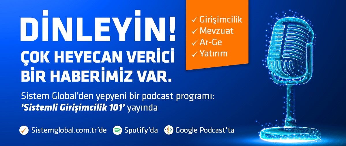 Sistem Global Danışmanlık Sistemli Girişimcilik 101 ile Şimdi Podcast'teyiz!