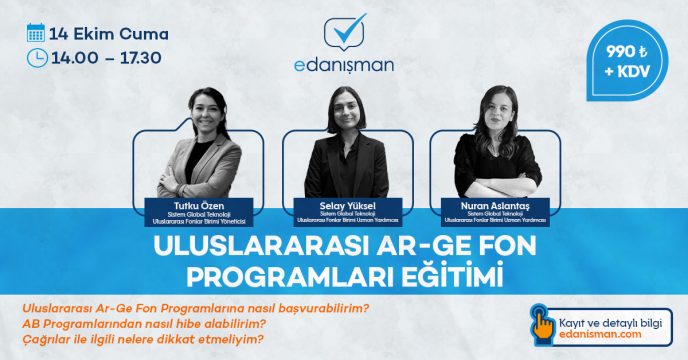 Sistem Global Danışmanlık Uluslararası Ar-Ge Fon Programları Eğitimi