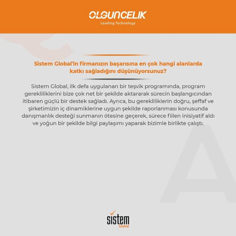 Sistem Global Danışmanlık OlgunTech05