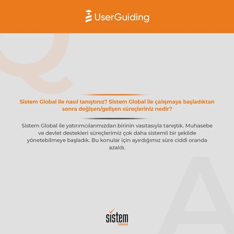 Sistem Global Danışmanlık UserGuiding3