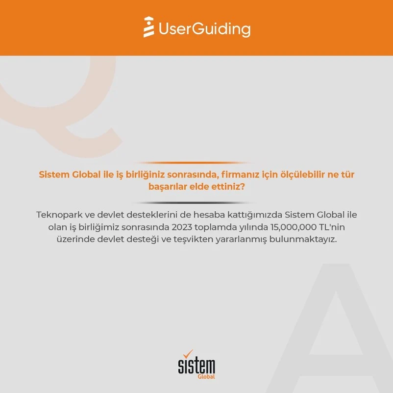 Sistem Global Danışmanlık UserGuiding5